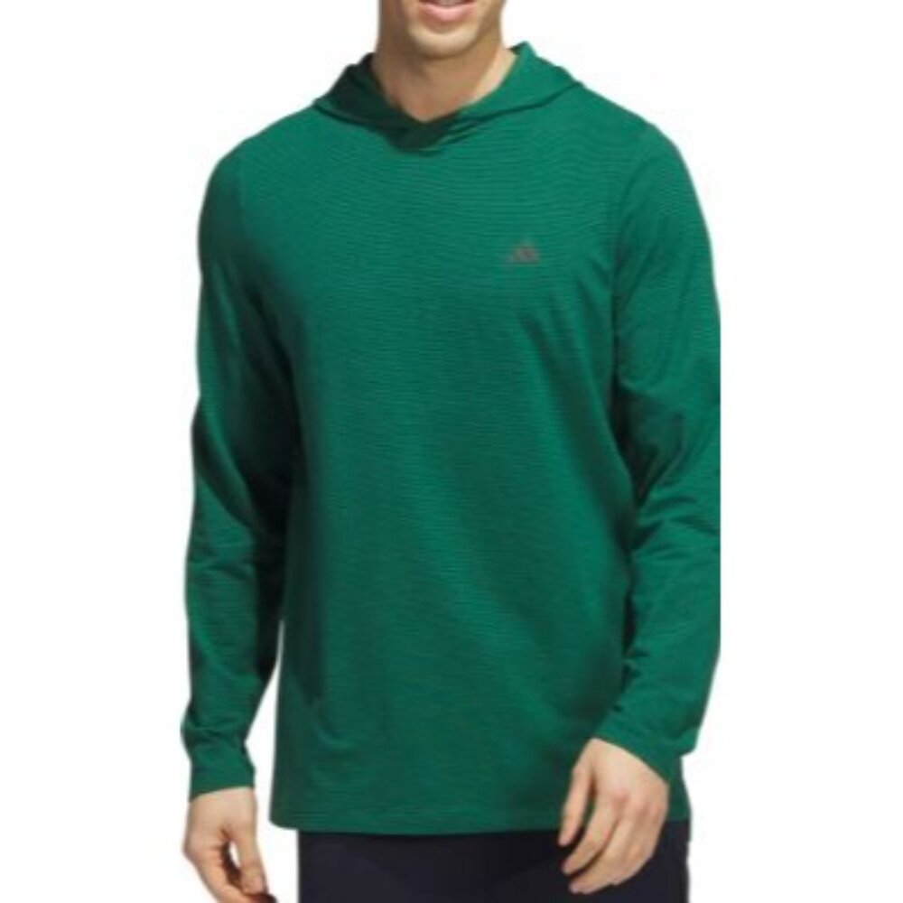 adidas Men's Axis Tech Hooded Training Long Sleeve Shirt X-Small - Picture 2 of 5
